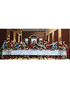 stramien laatste avondmaal Leonard de vinci om te borduren van Margot 173.3092