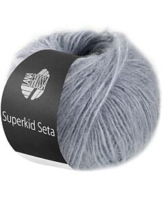 Lana Grossa Superkid Seta kleur 2 (zilvergrijs)