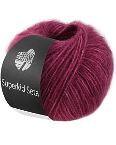 Lana Grossa Superkid Seta kleur 8 (bordeaux)