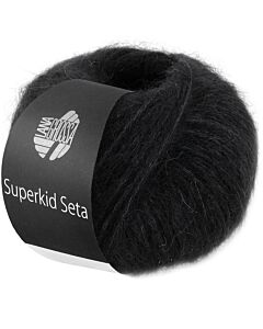Lana Grossa Superkid Seta kleur 24 (zwart)