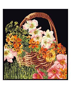 Thea Gouveneur borduurpakket Bloemenmand 3064.05A