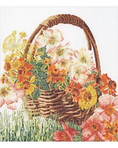 Thea Gouveneur borduurpakket Bloemenmand 3064A