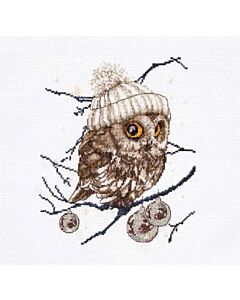 Thea Gouveneur borduurpakket Whoo..Whoo..It's Winter 743A