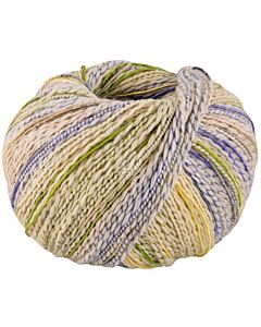 Lana Grossa Torto kleur 2 (creme/blauw/roze/groen