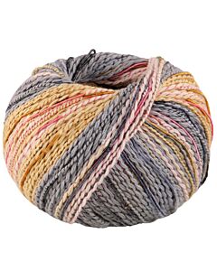 Lana Grossa Torto kleur 2 (creme/blauw/roze/groen