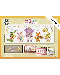 Soda stitch borduurpakket Animal band G152