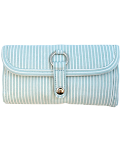 Haaknaalden etui van Tulip Etimo blauw gestreept