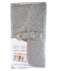 Haaknaalden etui Tulip grijs