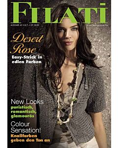 Lente/zomer breiboek Filatie 2012 uitgave 43 van Lana Grossa heeft nieuwe looks puristisch, romantisch, met veel galmour.