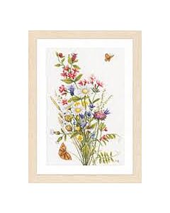 Lanarte borduurpakket veldbloemen van Marjolein Bastin borduren pn-0155693