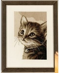 Borduurpakket kruissteek telwerkkitten Vervaco PN-0158081 om te borduren