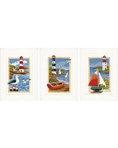 Vervaco 3 borduurpakketten Vuurtorens borduren pn-0158159