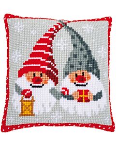 Vervaco borduurkussen Kerstkabouters pn-0171685