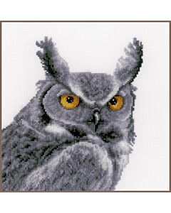 Vervaco borduurpakket grijze uil pn-0149952