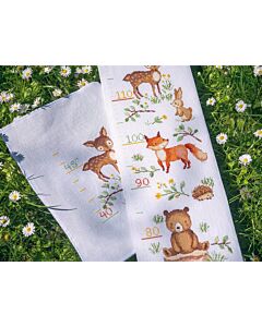 Vervaco borduurpakket groeimeter bosdieren borduren pn-0196856 borduren