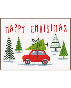 Vervaco borduurpakket hippe kerst pn-0166321 borduren