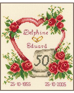 Vervaco borduurpakket Huwelijk borduren pn-0012147