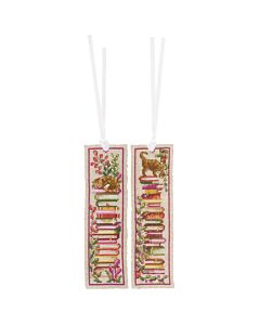 Vervaco borduurpakket katten op boekenstapels boekenleggers pn-0203286 om te borduren. Met het pakket kunt u beide boekenleggers borduren met telpatroon in kruissteek en spansteek die ca. 6x20cm groot zijn.

In het pakket zit de jute kleurige borduursto