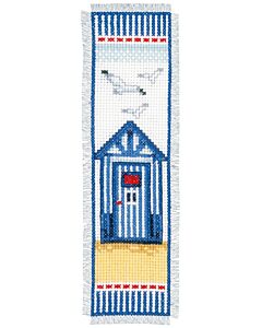 Vervaco borduurpakket strandcabine boekenlegger pn-0144278