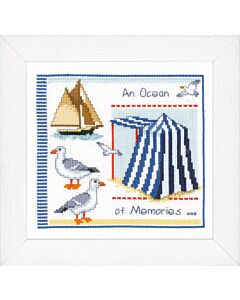 Vervaco borduurpakket  zacht zingt de zee... pn-0144431 borduren