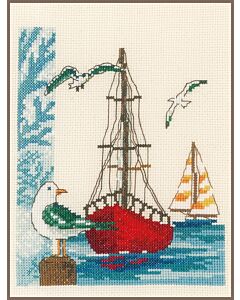 Vervaco borduurpakket zeilboot pn-0173173 borduren