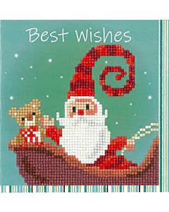 Vervaco Diamond Painting wenskaart Vrolijke Kerst pn-0183277