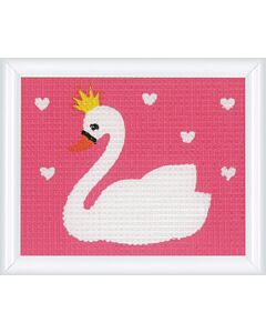 Vervaco kinder borduurpakket zwaan in halve kruissteek pn-0179604