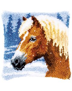 Vervaco knooppakket knoopkussen paard in de sneeuw pn-0178555