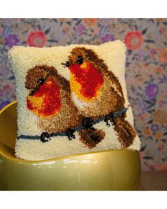 Vervaco knooppakket knoopkussen roodborstjes pn-0144768
