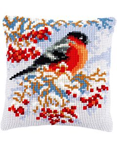 Vervaco kussenpakket goudvink in winter pn-0188511 borduren