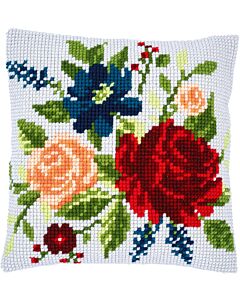 Vervaco kussenpakket pioenrozen pn-0195013 borduren