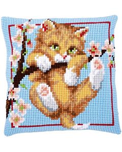 vervaco pn-0148242Borduurpakket kruissteekkussen hangend aan een tak