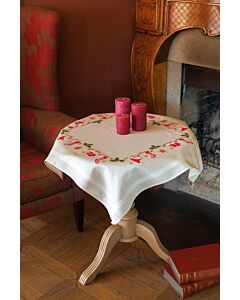 Vervaco tafelkleed kerstmotiefjes borduren pn-0158093