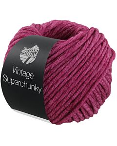 Lana Grossa Vintage Superchunky kleur 501 (bordeaux)
