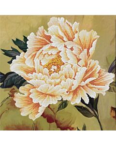 Needleart World voorbedrukt borduurpakket Bloeiende pioen op aida 450.037