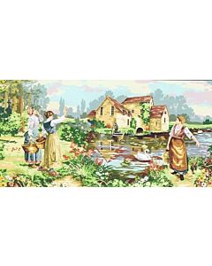 Voorbedrukt stramien / canvas de roep van de smokkelaar om te borduren seg de paris 932.106