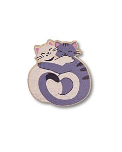 Crafty kit houten needle minder katten vriendjes
