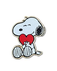 Crafty kit houten needle minder Snoopy met hart