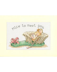 Bothy Threads borduurpakket wenskaart lekker kammetje XGC65 telpatroon incl. passe-partout, kaart en envelop