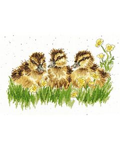 Bothy Threads borduurpakket 'buttercup eendjes' XHD78 telpatroon