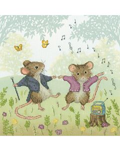 Bothy Threads borduurpakket 'woodland dance' XSS30 telpatroon