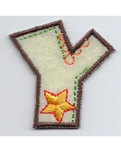 Applicatie Fun letter Y, applicatie