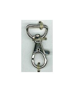 KarabijnhaakMusketon sluiting zilver, 15x40mm.