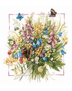 Lanarte borduuurpakket zomerboeket van Marjolein Bastin pn-0144527 