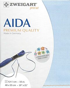 Zweigart borduurstof aida 16count - 6.4 kruisje