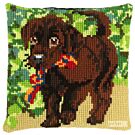 Pako borduurkussenpakket grappige puppy 003.298 voorbedrukt
