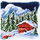 Knooppakket Knoopkussen Winterberglandschap Vervaco pn-0153601