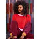 Lana Grossa colorblock trui breien van Basta (F70,M53)