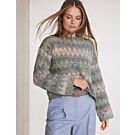 Lana Grossa dames trui breien van Brigitte No.2 en Cassata (F70,M35)