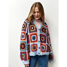 Lana Grossa granny square vest haken en breien van Superkid Seta (H7,M14)